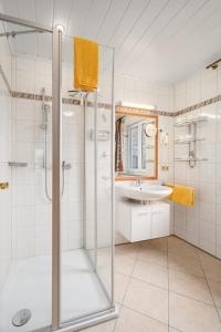 Koupelna v ubytování Hotel Preishof