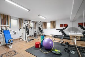 Fitness centrum a/nebo fitness zařízení v ubytování Hotel Preishof