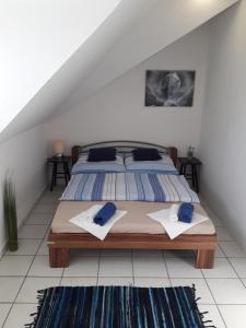 Voodi või voodid majutusasutuse Béke Stúdió Apartman toas