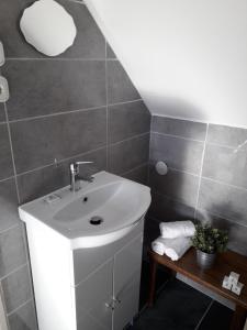 Vannituba majutusasutuses Béke Stúdió Apartman