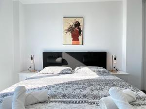 Posteľ alebo postele v izbe v ubytovaní Penthouse Balcon del Mar 124 Casasol