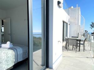 Balkón alebo terasa v ubytovaní Penthouse Balcon del Mar 124 Casasol