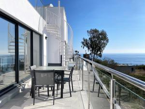 Balkón alebo terasa v ubytovaní Penthouse Balcon del Mar 124 Casasol