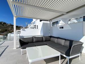 Balkón alebo terasa v ubytovaní Penthouse Balcon del Mar 124 Casasol