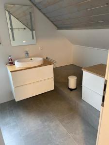 Ένα μπάνιο στο Ferienhaus Zum Talblick +33 φωτογραφίες