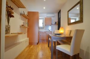 Kuchyň nebo kuchyňský kout v ubytování Apartment Driovier 31