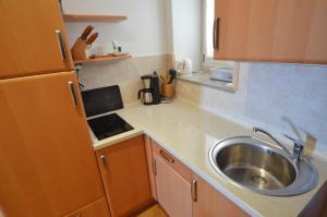 Kuchyň nebo kuchyňský kout v ubytování Apartment Driovier 31