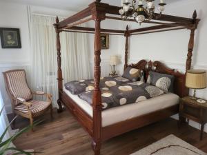 Postel nebo postele na pokoji v ubytování Alpina wiew + 10 fotografií