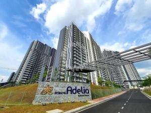 a view of a city with tall buildings at Imanz Homestay 3 Bedroom & 3 Bathroom in Kajang