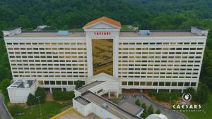 an aerial view of a large building at Caesars Southern Indiana, A Caesars Destination in Elizabeth