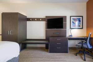 TV a/nebo společenská místnost v ubytování Holiday Inn Express & Suites Custer-Mt Rushmore