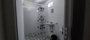Uma casa de banho em Cabaña Sak Ja Selva Lacandona
