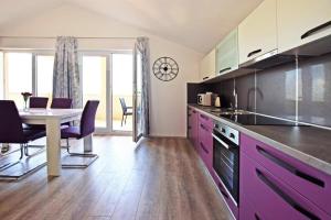 Kuchyň nebo kuchyňský kout v ubytování Apartment in Starigrad near Beach & Paklenica