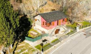 an overhead view of a house on a hill at Magic Borda Puntal HUT 7983 in Ordino