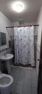 Koupelna v ubytování HL Sea Homestay