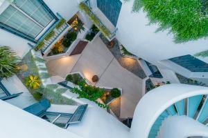 Casona Seis Lunas Apartment的休息区