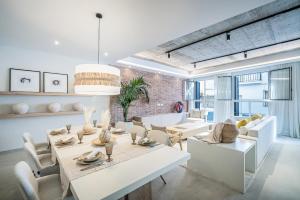 Casona Seis Lunas Apartment的休息区