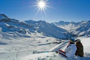 Apartment in Ischgl at the ski bus stop v zime