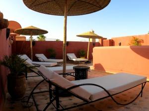 Patio nebo venkovní prostory v ubytování Riad Bel Haj