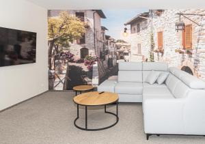 O zonă de relaxare la Apartament Piano
