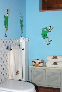 A bathroom at I Grandi Di Toscana