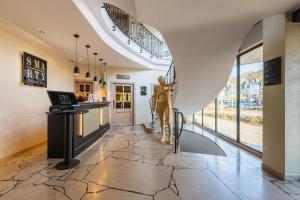 Vstupní hala nebo recepce v ubytování SMARTY Hotel Euler Homburg, Saar - KONTAKTLOSER SELF CHECK-IN