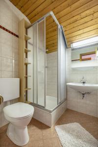 Een badkamer bij Lissis Bauernhof Appartments