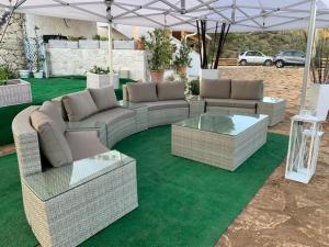 A seating area at Casa Sole Mare