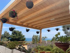 A garden outside Casa Sole Mare