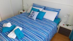 Postel nebo postele na pokoji v ubytování apartment istria
