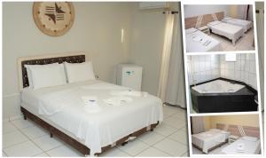 Postel nebo postele na pokoji v ubytování Recife Palace Hotel