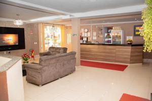Lobbyn eller receptionsområdet på Recife Palace Hotel