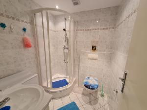 Koupelna v ubytování Studio apartman Rene