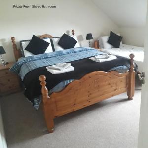 Voodi või voodid majutusasutuse The Curragh Country House Accommodation toas