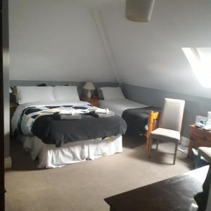 Voodi või voodid majutusasutuse The Curragh Country House Accommodation toas