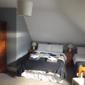 Voodi või voodid majutusasutuse The Curragh Country House Accommodation toas