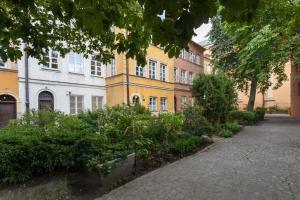 Vonkajšia záhrada v ubytovaní Apartamenty - MI HAPPY II