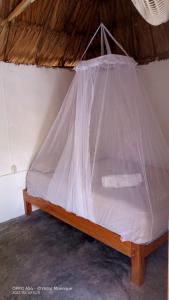 Krevet ili kreveti u jedinici u objektu Cabañas Alma Verde