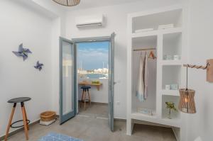 A bathroom at Aegean Jasmine - In The Center