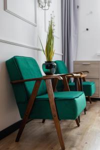 Część wypoczynkowa w obiekcie Apartments Osiedle Szkolne Cracow by Noclegi Renters