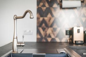 A kitchen or kitchenette at Wood Apartments by Trendlbrugger Még 37 kép