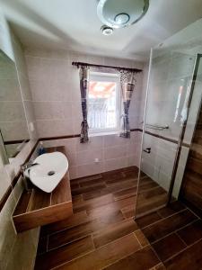 Uma casa de banho em Dům a chatka pod Smrkem