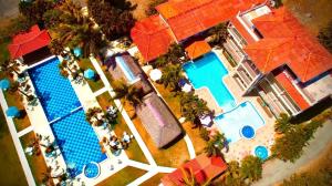 Letecký snímek ubytování Punta Chame Villas
