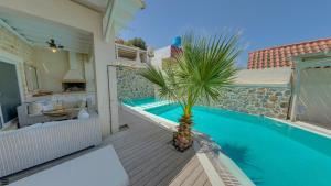 Swimmingpoolen hos eller tæt på Villa Ella-Pitsidia-Kreta