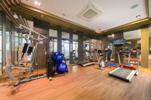 Γυμναστήριο ή/και όργανα γυμναστικής στο Shin Shin Hotel Jeju Worldcup