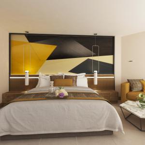 Postel nebo postele na pokoji v ubytování Akadia Luxury Sorgun - Adults Only 16 Plus