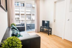 Posedenie v ubytovaní A22 Premium flat with balcony in the centre