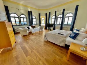 Voodi või voodid majutusasutuse Spitzhaus toas