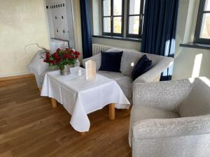 Istumisnurk majutusasutuses Spitzhaus