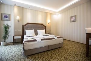 Posteľ alebo postele v izbe v ubytovaní Elixír Medical Wellness Hotel